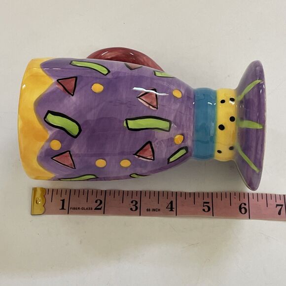 Lot of 2 Bella Casa by‎ Ganz Collectible Footed Mugs CELEBRATION Birthday Bright - Picture 9 of 10